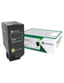Toner 75B20Y0 LEXMARK - Lexmark CS/CX 727, CS728 Cartucho de toner amarillo Retornable