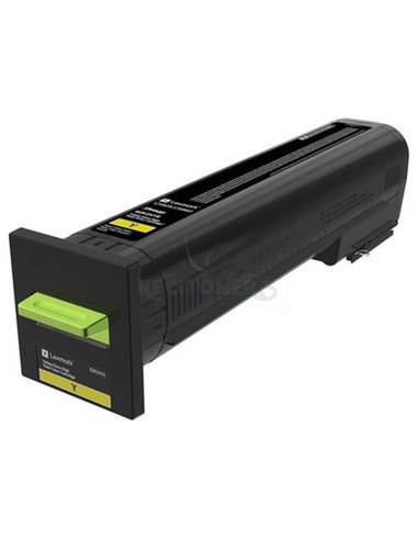 Cartucho de tinta 82K2XY0 LEXMARK - Lexmark CX825, CX860 Cartucho amarillo rendimiento extra alto Corporativo (22 000 paginas)
