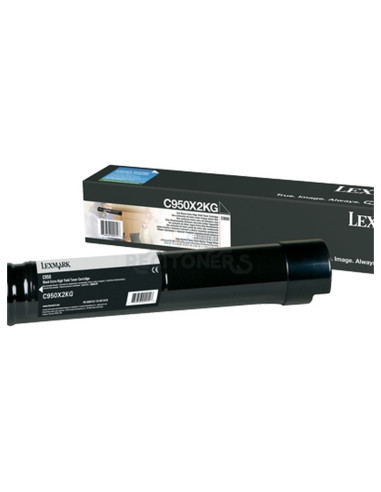 Toner C950X2KG LEXMARK - TÓNER NEGRO EXTRA ALTO RENDIMIENTO LEXMARK C950X2KG(32000 PAG)
