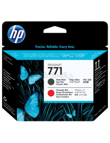 Cartucho de tinta CE017A HP - HP DesignJet Z6200/771 Cabezal negro mate/rojo cromatico