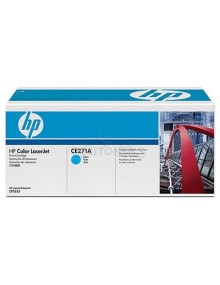Toner CE271A HP - HP Laserjet CP 5525/Enterprise M750n Toner Cian 650A
