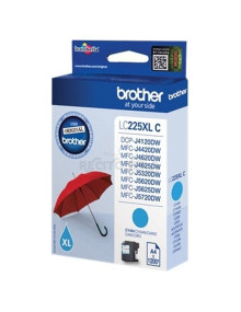 Cartucho de tinta LC225XLCBP BROTHER - BROTHER Cartucho tinta azul super larga duracion