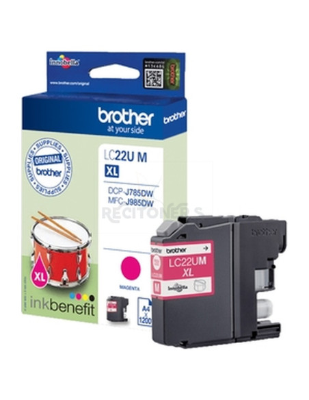 Cartucho de tinta LC22UMBP BROTHER - BROTHER Cartucho de tinta magenta para DCPJ785DW