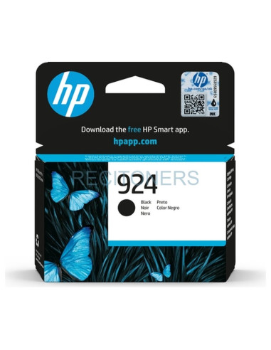 Cartucho de tinta 4K0U6NE HP - HP TINTA NEGRO OFFICEJET/PRO 8120 AND 8130 SERIES. 500 P - Nº 924
