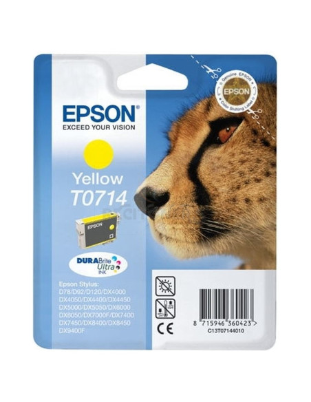 Cartucho de tinta C13T07144012 EPSON - EPSON CARTUCHO AMARILLO S/20/21 D/78/92/120