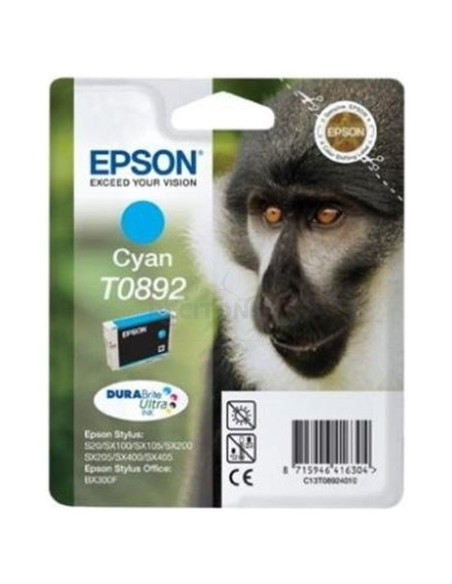 Cartucho de tinta C13T08924011 EPSON - EPSON CARTUCHO CIAN 3,5ML 170 PAG. STYLUS S/20/21 SX/100/105/110/115/205/215/218/405/415