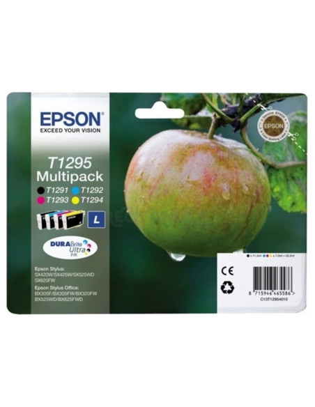 Cartucho de tinta C13T12954012 EPSON - EPSON CARTUCHO RAINBOW PACK STYLUS SX/420W/425W/525WD/620FW
