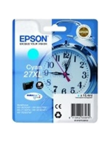Cartucho de tinta C13T27124012 EPSON - Epson WorkForce WF-3000 y WF-7000 Cartucho Cian de Alta Capacidad nº27XL