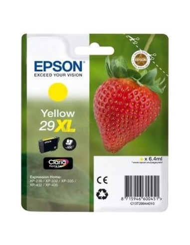 Cartucho de tinta C13T29944012 EPSON - EPSON Expression Home XP-235 Cartucho Amarillo 29XL