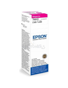 Cartucho de tinta C13T664340 EPSON - Epson EcoTank L355/L555 Bote Magenta
