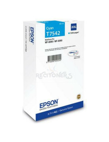 Cartucho de tinta C13T75424N EPSON - Epson T7542 cartucho de tinta 1 pieza(s) Original Ultra High Yield Cian