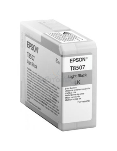 Cartucho de tinta C13T850700 EPSON - EPSON SureColor SC-P800 Cartucho Negro claro