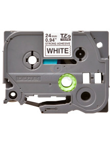 Papeleria TZES251 BROTHER - BROTHER CINTA ROTULADORA LAMINADA SUPER ADHESIVA TEXTO NEGRO SOBRE BLANCO - 24MMX8M 2