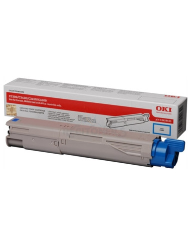 Toner 43459435 OKI - TONER OKI 43459435 C3450/3300/3400/3600 CIAN 1.500PG