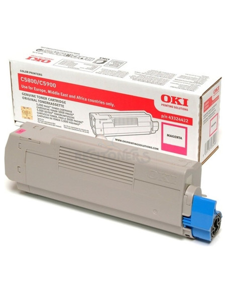 Toner 43324422 OKI - OKI TONER C5800 / C5900 / C5550MFP - 5.000 PAG. MAGENTA