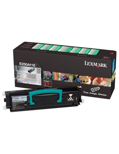 Toner E250A11E LEXMARK - LEXMARK TONER NEGRO 3.500 PAG. RETORNABLE LEXMARK E/250/350/352