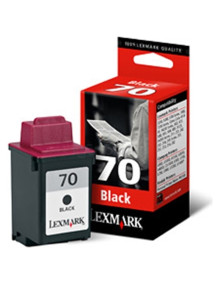 Cartucho de tinta 12AX970E LEXMARK - LEXMARK CARTUCHO NEGRO Nº70 1.200 PAG. JETPRINTER/7000/7200/5020/5000/5070/5770/3200