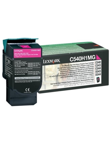 Toner C540H1MG LEXMARK - LEXMARK TONER MAGENTA 2.000 PAG. RETORNABLE C/543/544/540 X/543/544
