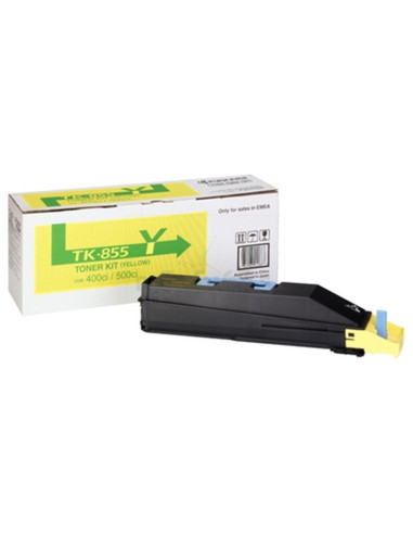 Toner 1T02H7AEU KYOCERA - KYOCERA TONER COPIADORA AMARILLO 400CI/500CI TK855Y 18.000 PaGINAS