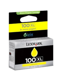 Cartucho de tinta 14N1071E LEXMARK - LEXMARK CARTUCHO AMARILLO Nº100XL 600 PAG. RETORNABLE S/305/405/505/605