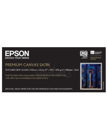 Papeleria C13S041846 EPSON - Epson GF Papel Premium Canvas Satin, 17”” x 12.2m, 350g/m2 2