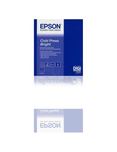 Papeleria C13S042313 EPSON - EPSON GF Papel Artístico Cold Press Bright 17””x50