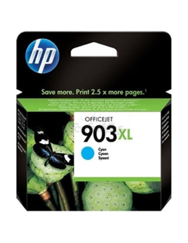 Cartucho de tinta T6M03AE HP - HP OfficeJet Pro 6860 / 6960 / 6970 Cartucho de tinta cian Nº903XL