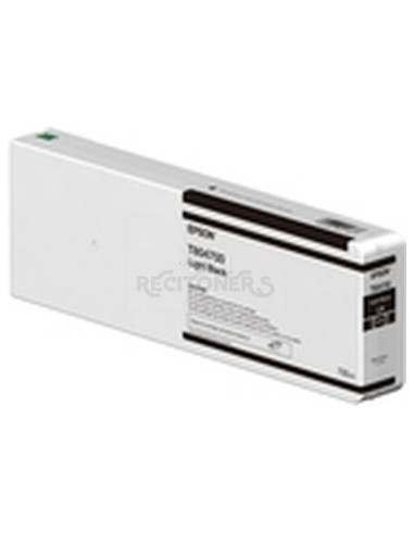 Cartucho de tinta C13T804700 EPSON - EPSON GF SURECOLOR SERIE SC-P CARTUCHO GRIS ULTRACHROME HDX/HD 700ML (SUSTITUYE A LA