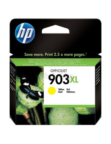 Cartucho de tinta T6M11AE HP - HP OfficeJet Pro 6860 / 6960 / 6970 Cartucho de tinta amarillo Nº903XL