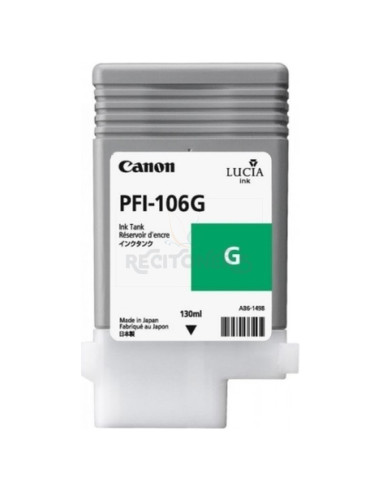 Cartucho de tinta 6628B001 CANON - CANON CARTUCHO VERDE PFI106V IPF6300/6350/6400/6450 130ml