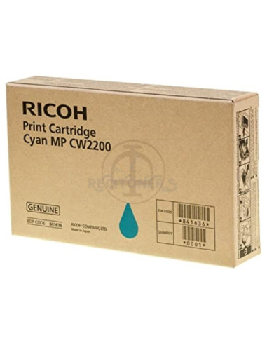 Cartucho de tinta 841636 RICOH - RICOH CW2200SP GEL INK CYAN 100ML 440PAG.