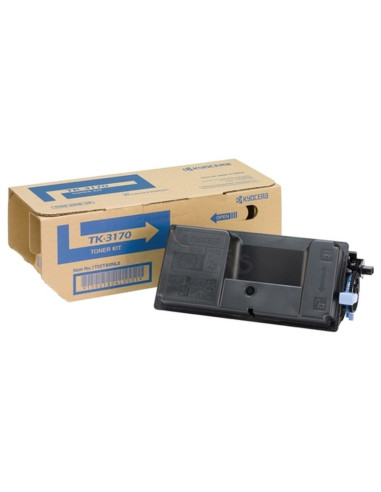 Toner 1T02T80NL0 KYOCERA - Kyocera Tóner negro 15.500 páginas TK-3170 (1T02T80NL0)