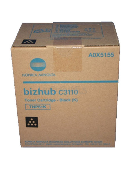 Toner A0X5155 KONICA MINOLTA - Konica Minolta Tóner negro 5.000 páginas A0X5155 (TNP51K)