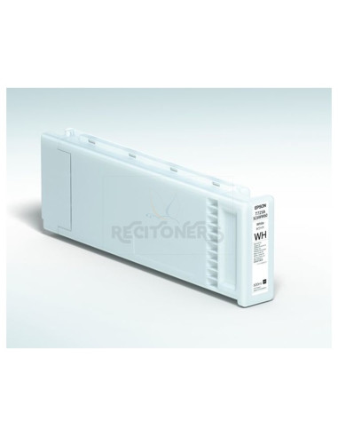 Cartucho de tinta C13T725A00 EPSON - Cartucho tinta blanco Epson DG T725A00 (600ml)