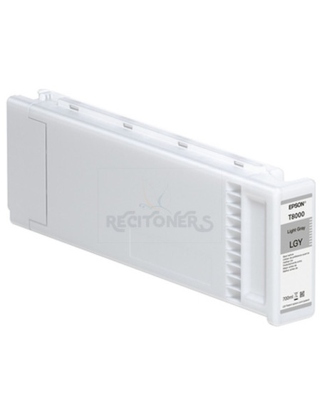 Cartucho de tinta C13T800000 EPSON - EPSON Singlepack Light Gray T800000 UltraChrome PRO 700ml
