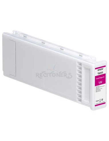 Cartucho de tinta C13T800300 EPSON - EPSON Singlepack Vivid Magenta T800300 UltraChrome PRO 700ml