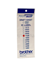 Papeleria ID1438 BROTHER - BROTHER ETIQUETA DE IDENTIFICACIÓN DE 14X38 MM - PACK DE 12 UNIDADES 2