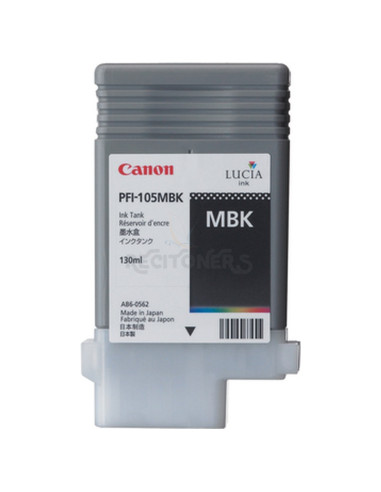 Cartucho de tinta 2999B005AA CANON - Canon IPF-6300 Cartucho Negro Mate PFI105MBK 130ML