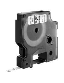 Transfer Belt S0720780 DYMO - DYMO CINTA DE TRANSFERENCIA TERMICA D1 - NEGRO SOBRE BLANCO - 6MMX7M - POLIESTER - ROTULADORA