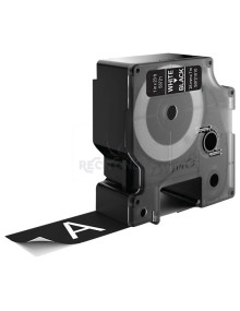 Transfer Belt S0721010 DYMO - DYMO CINTA DE TRANSFERENCIA TERMICA D1 - BLANCO SOBRE NEGRO - 24MMX7M - POLIESTER - ROTULADORA