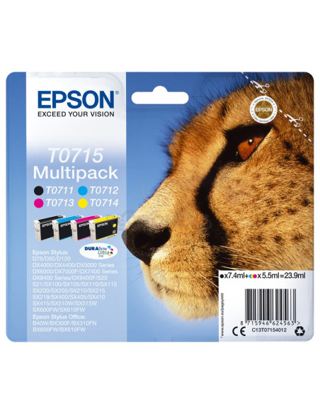 Cartucho de tinta C13T07154022 EPSON - Epson Stylus D-78/92/120 DX-4000/5000/6000/7000F