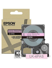 Cartucho de tinta C53S672103 EPSON - EPSON Cartucho de etiquetas Colour Tape Pink/Grey 12mm(8m) LK-4PAS 2