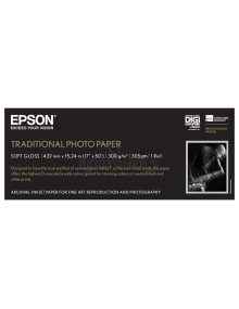 Papeleria C13S045054 EPSON - Epson GF papel Photo Traditional 17” x 15,2m - 300 g/m2 2