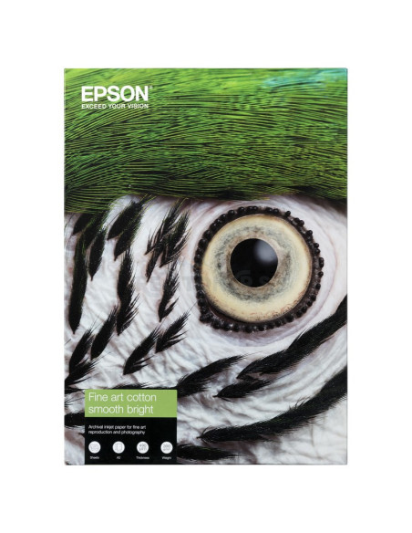 Papeleria C13S450276 EPSON - EPSON papel Fine Art Cotton Smooth Bright 300 g/m2 - A2