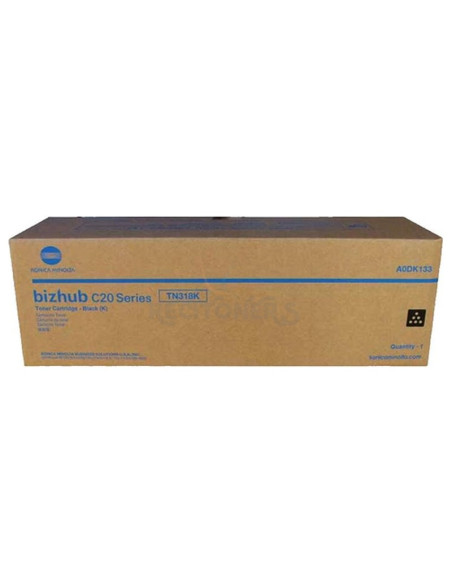 Toner A0DK153 KONICA-MINOLTA - KONICA MINOLTA BIZHUBC20P Toner Negro TN318K
