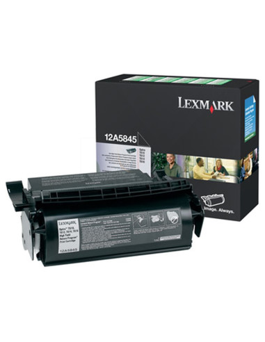 Toner 12A5845 LEXMARK - LEXMARK Toner OPTRA T/T-610/612/614/616 Prebate Unidad Completa Larga Duracion