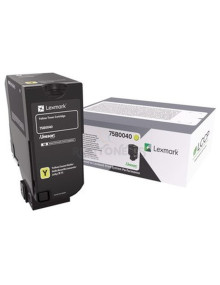 Toner 75B0040 LEXMARK - Lexmark CS/CX 727, CS728 Cartucho de toner amarillo