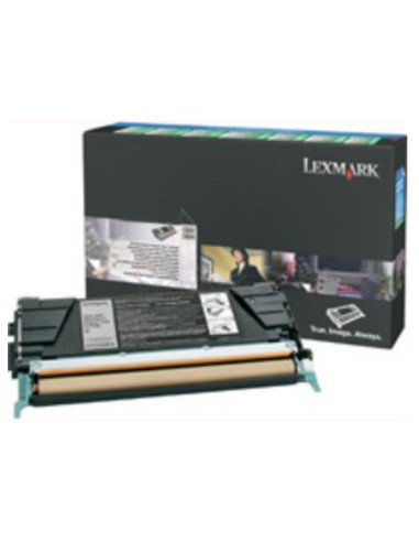 Cartucho de tinta C522A3KG LEXMARK - Lexmark C522, C524, C53x Black Return Program Corporate Cartridge,