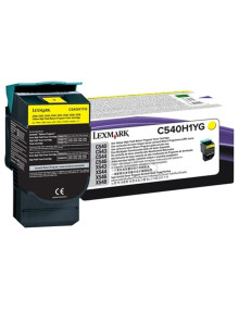 Toner C540H1YG LEXMARK - LEXMARK C540/543/544 Toner Amarillo Retornable Alto rendimiento