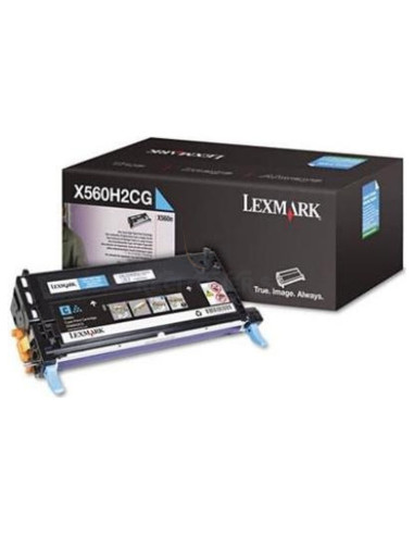 Cartucho de tinta X560H2CG LEXMARK - LEXMARK X560 Cartucho de impresion Cian Alto Rendimiento